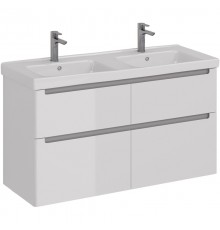 Тумба белый глянец 120 см Lemark Buno LM04B125T