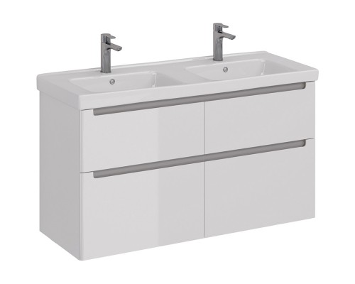 Тумба белый глянец 120 см Lemark Buno LM04B125T