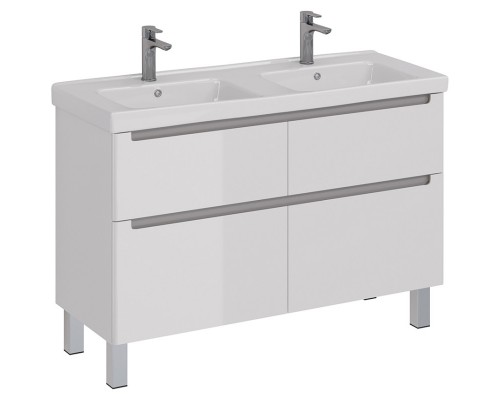 Тумба белый глянец 120 см Lemark Buno LM04B125T