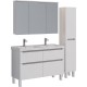 Тумба белый глянец 120 см Lemark Buno LM04B125T