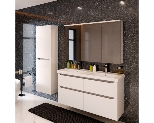 Тумба белый глянец 120 см Lemark Buno LM04B125T