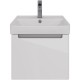 Тумба белый глянец 47,7 см Lemark Buno mini LM05BM50T