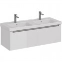 Тумба белый глянец 120 см Lemark Buno mini LM05BM125T