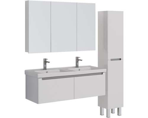 Тумба белый глянец 120 см Lemark Buno mini LM05BM125T