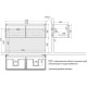 Тумба белый глянец 120 см Lemark Buno mini LM05BM125T