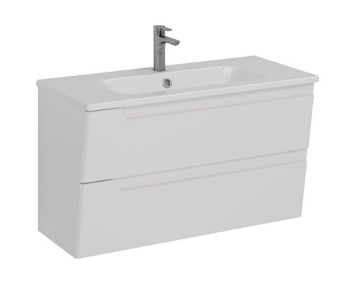 Тумба белый глянец 96 см Lemark Miano LM06M100T