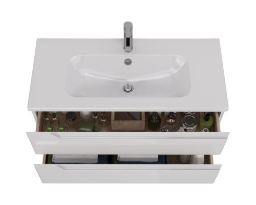Тумба белый глянец 96 см Lemark Miano LM06M100T