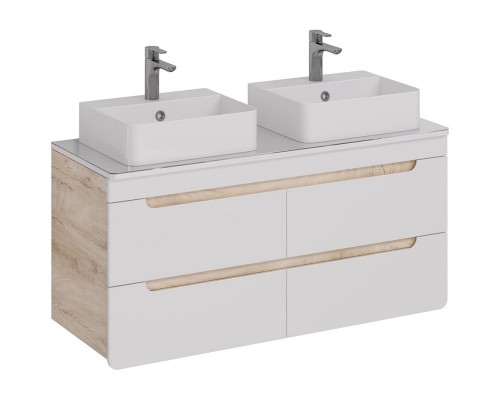 Столешница 120,4 см белый глянец Lemark Olivia LM08OL125S