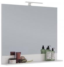 Зеркало 100x80 см белый глянец Lemark Romance LM07R100Z