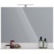 Зеркало 100x80 см белый глянец Lemark Romance LM07R100Z
