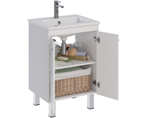 Тумба белый глянец 56,4 см Lemark Romance LM07R60T