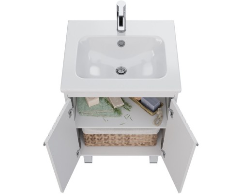 Тумба белый глянец 56,4 см Lemark Romance LM07R60T