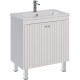 Тумба белый глянец 73,4 см Lemark Romance LM07R80T