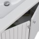Тумба белый глянец 73,4 см Lemark Romance LM07R80T