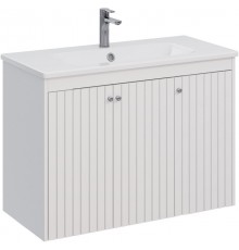 Тумба белый глянец 96 см Lemark Romance LM07R100T