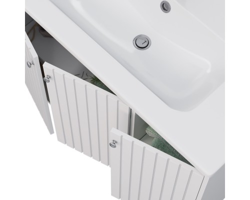 Тумба белый глянец 96 см Lemark Romance LM07R100T