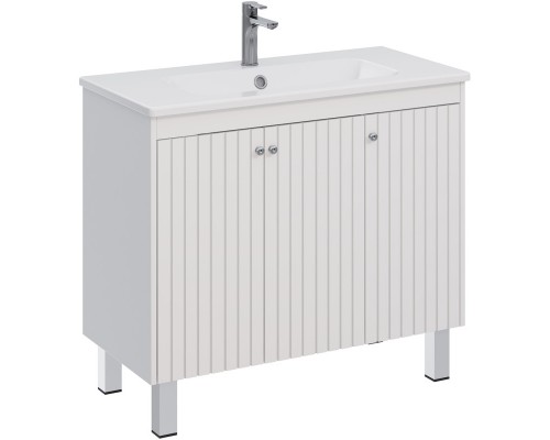 Тумба белый глянец 96 см Lemark Romance LM07R100T