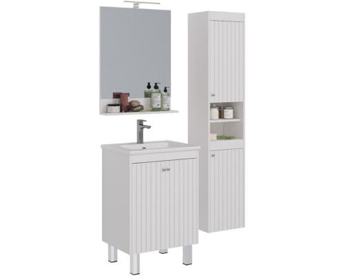 Пенал подвесной белый глянец L/R Lemark Romance LM07R35P