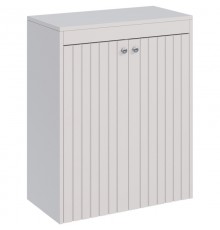 Тумба белый глянец 60,1 см с бельевой корзиной Lemark Romance LM07R35N-SH