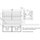 Тумба дуб кантри/белый глянец 120 см Lemark Olivia LM08OL125T