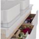 Тумба дуб кантри/белый глянец 120 см Lemark Olivia LM08OL125T