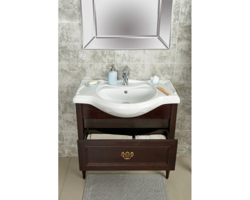 Тумба дуб тёмный шоколад 83 см Roca America Evolution L ZRU9302959