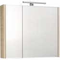 Зеркальный шкаф 76x65 см дуб верона Roca Etna 857304445