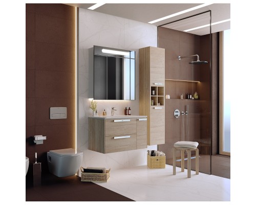 Тумба светлый дуб 80 см Roca Lago 857296444