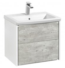 Тумба бетон/белый матовый 57,7 см Roca Ronda ZRU9303002