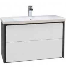Тумба белый глянец/антрацит 77,7 см Roca Ronda ZRU9302965