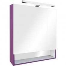 Зеркальный шкаф фиолетовый 70x85 см Roca The Gap ZRU9302752
