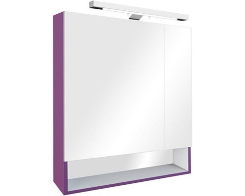 Зеркальный шкаф фиолетовый 70x85 см Roca The Gap ZRU9302752