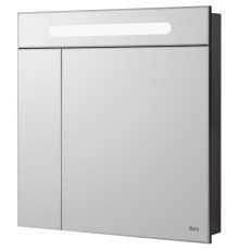 Зеркальный шкаф черный глянец 80x81 см Roca Victoria Nord Black Edition ZRU9000100