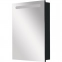 Зеркальный шкаф черный глянец 60,6x81 см R Roca Victoria Nord Black Edition ZRU9000099