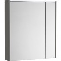 Зеркальный шкаф 70x78 см белый глянец/антрацит Roca Ronda ZRU9302969