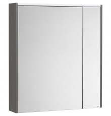 Зеркальный шкаф 70x78 см белый глянец/антрацит Roca Ronda ZRU9302969