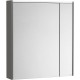 Зеркальный шкаф 70x78 см белый глянец/антрацит Roca Ronda ZRU9302969