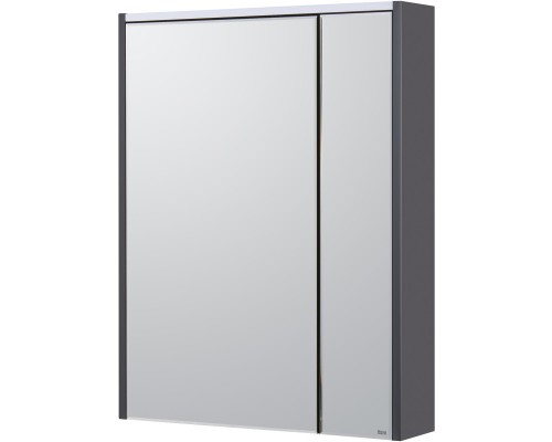 Зеркальный шкаф 60x78 см белый глянец/антрацит Roca Ronda ZRU9302968