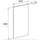 Зеркало 45x85 см Roca The Gap ZRU9000090