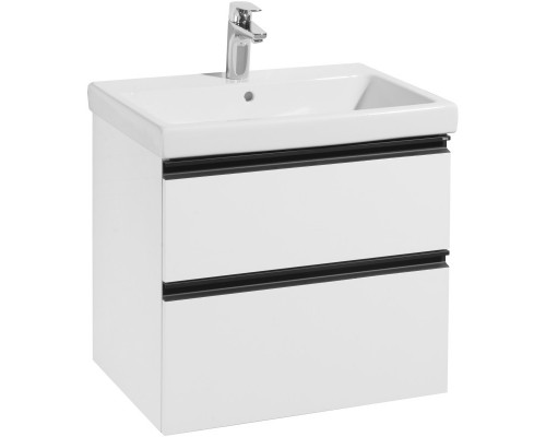 Тумба с раковиной белый глянец 60 см Roca Domi 857532806 + 3270M1004