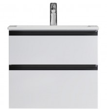 Тумба с раковиной белый глянец 60 см Roca Domi 857532806 + 32799E000