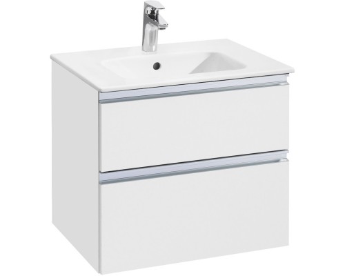 Тумба с раковиной белый глянец 60,5 см Roca The Gap 857550806 + 32799E000