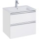 Комплект мебели белый глянец 60,5 см Roca The Gap 857550806 + 3279A8000 + ZRU9302688