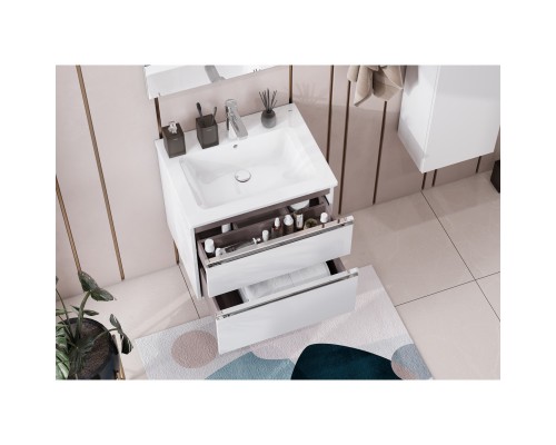 Комплект мебели белый глянец 60,5 см Roca The Gap 857550806 + 3279A8000 + ZRU9302688