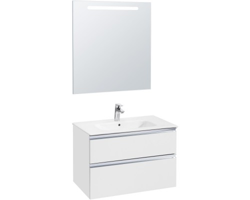 Комплект мебели белый глянец 80,5 см Roca The Gap 857551806 + 32799C000 + ZRU9302689