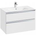 Тумба с раковиной белый глянец 80,5 см Roca The Gap 857551806 + 32799C000
