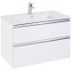 Комплект мебели белый глянец 80,5 см Roca The Gap 857551806 + 3279A4000 + ZRU9302689