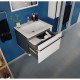 Комплект мебели белый глянец/черный 60 см Roca Aneto 857429806 + 32799E000 + 812362000