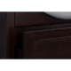 Комплект мебели дуб тёмный шоколад 105,5 см Roca America Evolution L ZRU9302944 + 327205000 + ZRU9302950