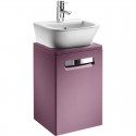 Тумба с раковиной фиолетовый 45 см Roca The Gap ZRU9302743 + 327477000